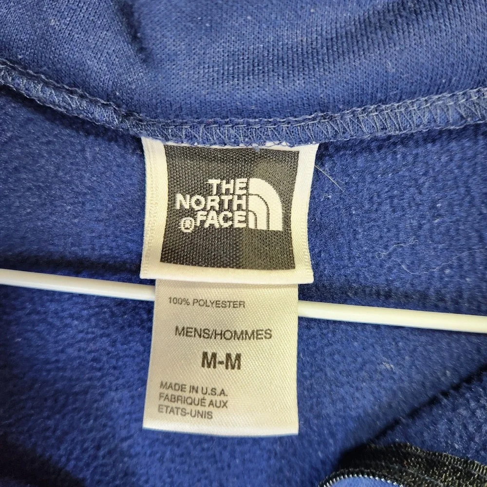 The North Face Mens UltraWick Quarter Zip Pullover Navy Blue Medium‎ Pocket